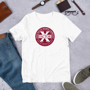 "DMX 'X-Factor' Logo" T-shirt - Burgundy Edition